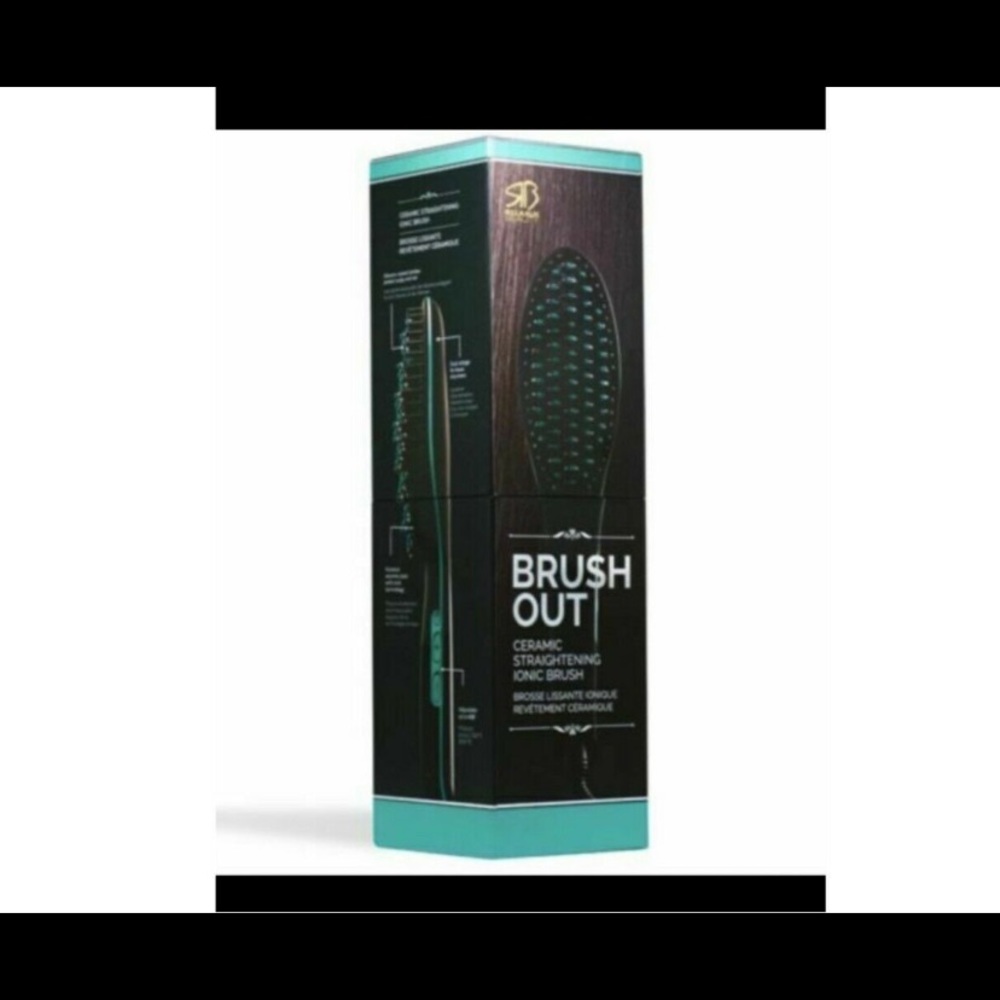 Ceramic straightening iconic brush